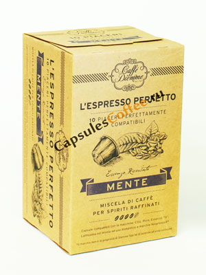 Кофе Diemme в капсулах L`espresso Mente 10 капсул (для Nespresso)