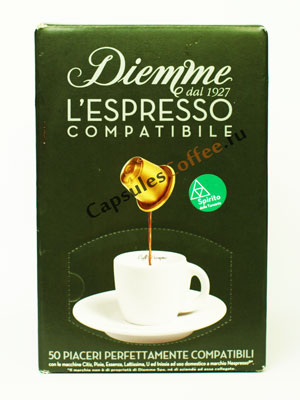 Кофе Diemme в капсулах L`espresso Spirito Tanzania 50 капсул (для Nespresso)