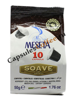 Кофе Meseta в капсулах Nespresso Soave 
