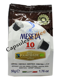 Кофе Meseta в капсулах Bio Fairtrade & Organic (для Nespresso)