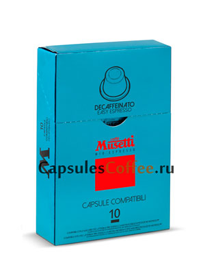 Кофе Musetti в капсулах Decaffeinated